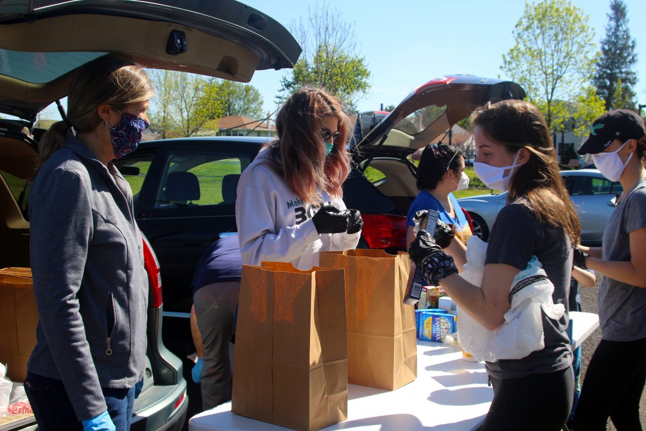 Lower Bucks families rally to restock food pantry - Catholic Charities USA