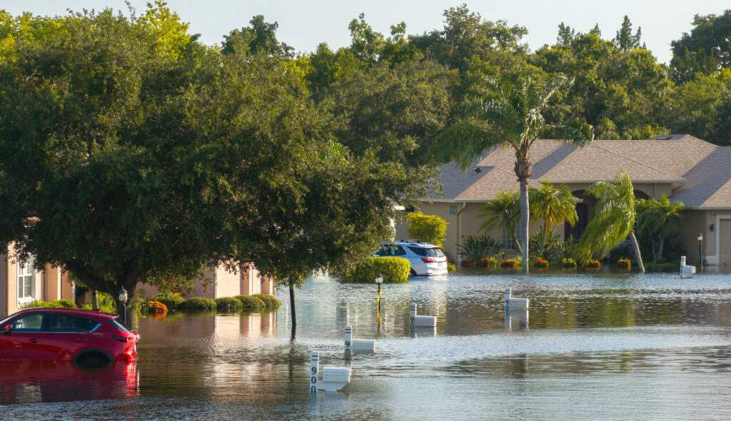 Extreme flooding caused by Hurricane Helene, a powerful hurricane that struck the Southeast